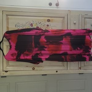 NORBLACK NORWHITE Lysandra Tie Dye Maxi Dress in Pink